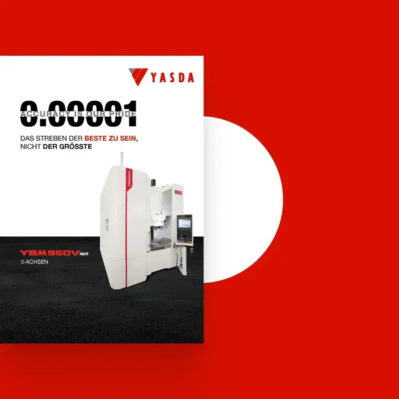 Cover of the handout with the machine and the claim “0.00001”