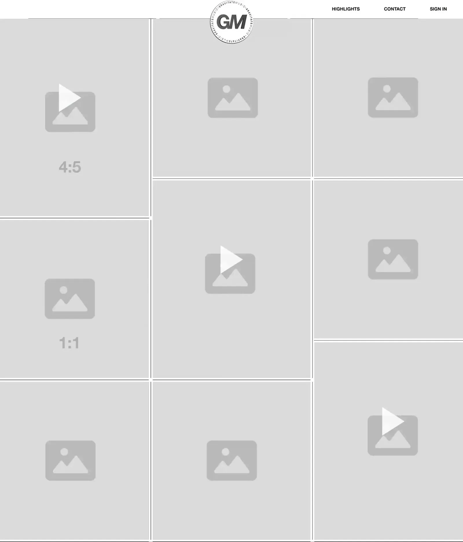 Animation: the wireframe draft turns into the finished page section