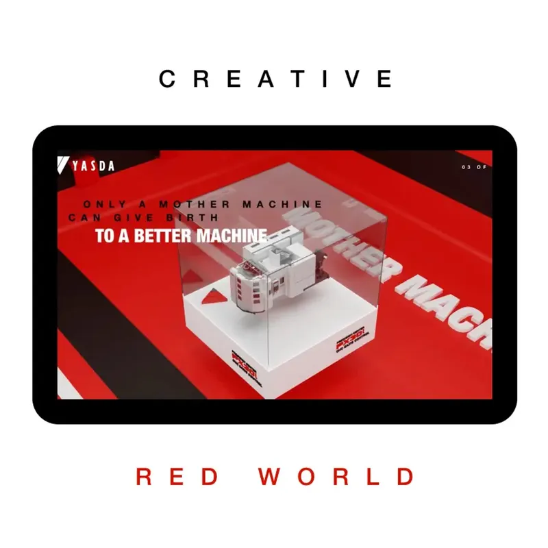 Film still “Red World”: the same scene in red