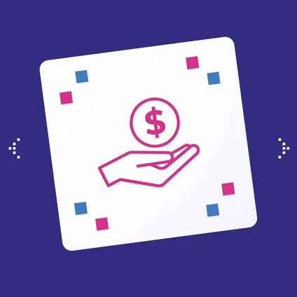 Icon tile: a hand holding a coin — for fair prices