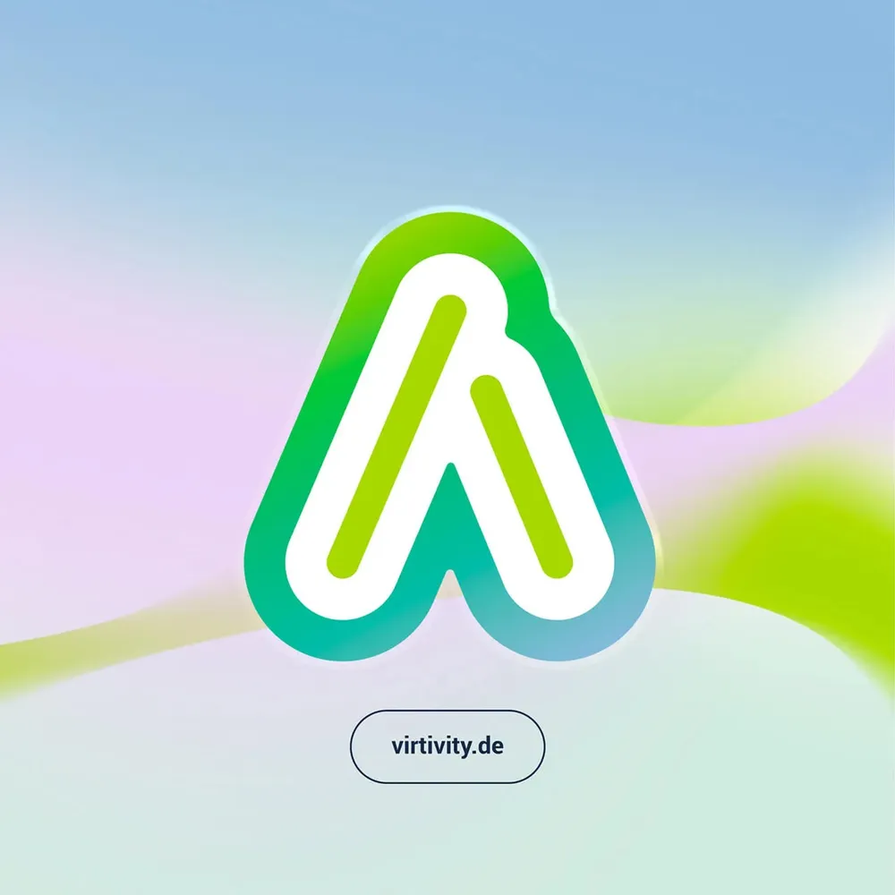 Virtivity's trade fair stand for APOLLO from another angle