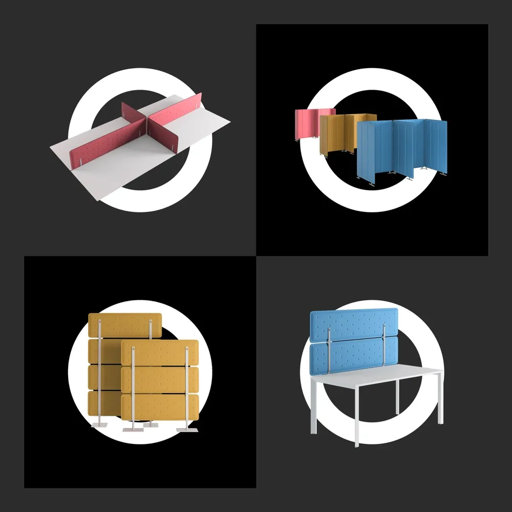 The page section “Custom service” with three offers marked in color