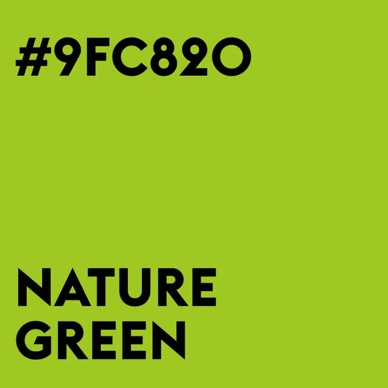 Color tile Nature Green, #9FC820