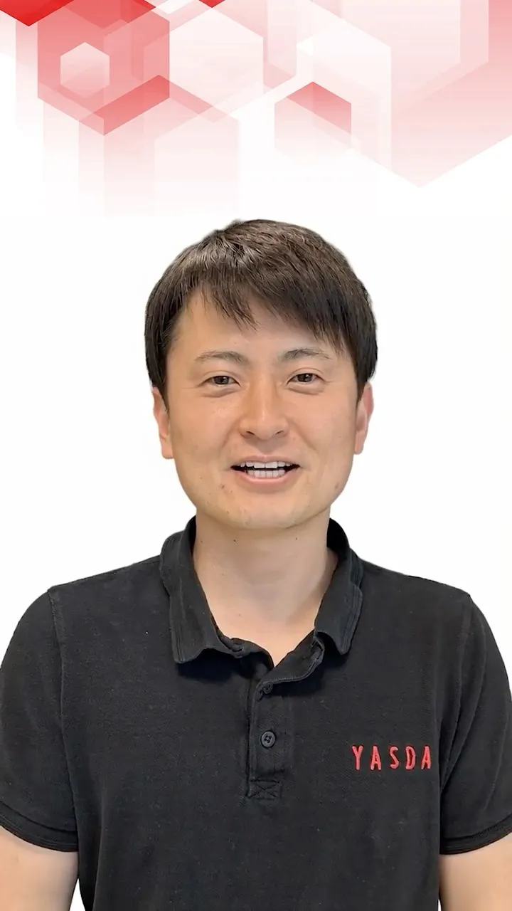 AI avatar of another YASDA engineer in a black polo shirt